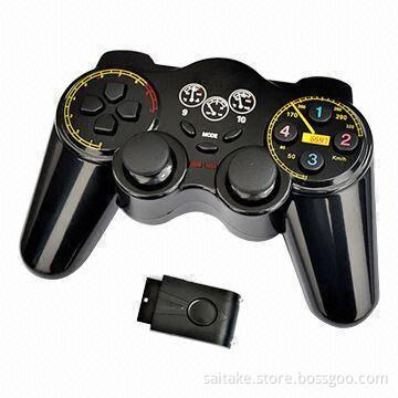 2.4G wireless gamepad/joypad/game controller for PS2, with car clock board